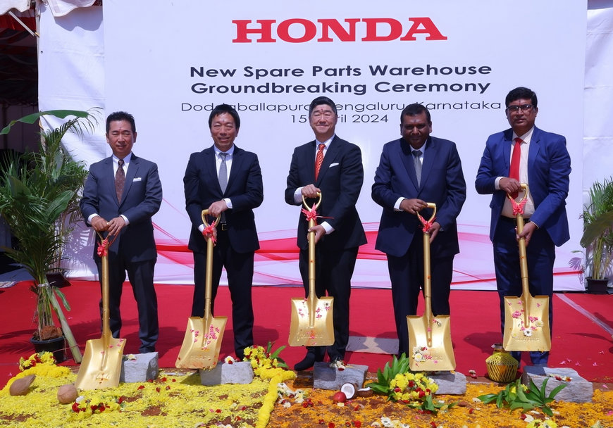 Honda starts work on new Spare parts warehouse facility in Bengaluru